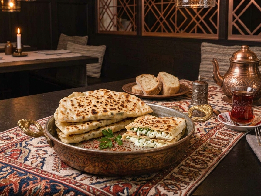 Gözleme mit Käse