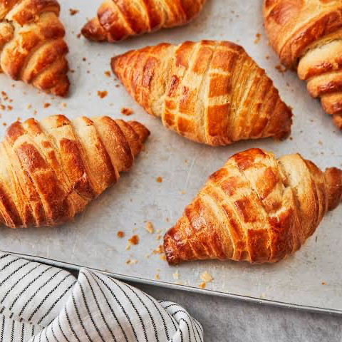 Croissant-Frühstück