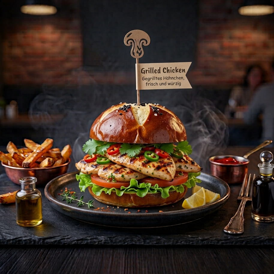 Grilled Chicken Burger