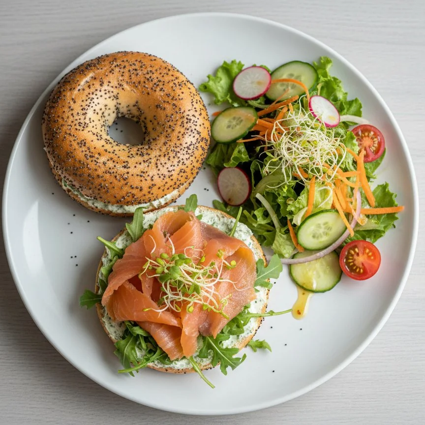Lachs-Bagel
